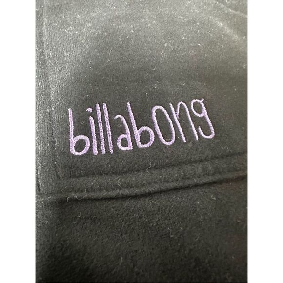 Billabong by Bilie Girls Black Sports Fleece Embroidered Logo 2 pockets Sz 16Y - Picture 6 of 14